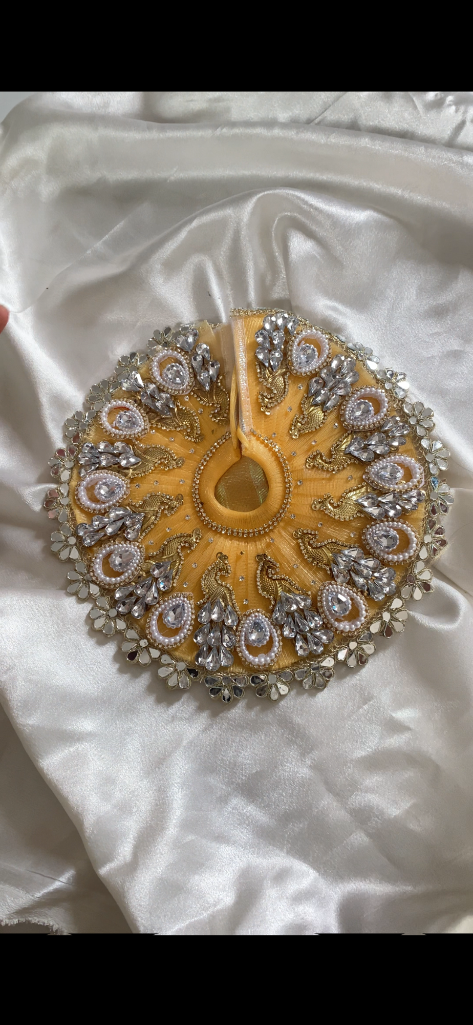 Golden Peacock Designer Poshak