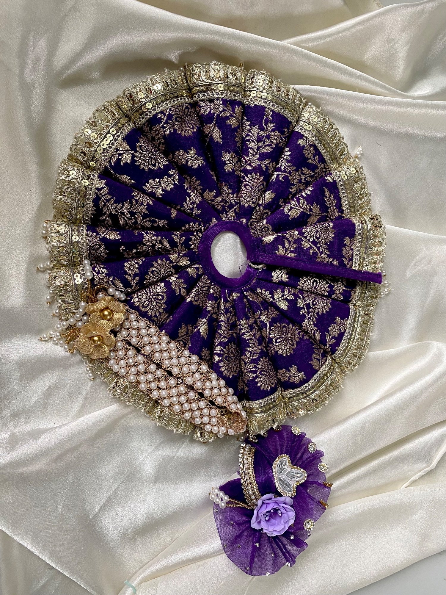 Purple kali poshak